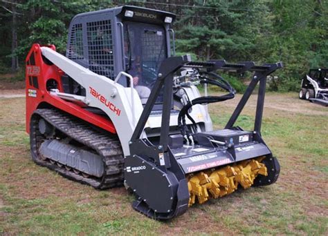 bradco skid steer mulcher|bradco mm72 forestry mulcher.